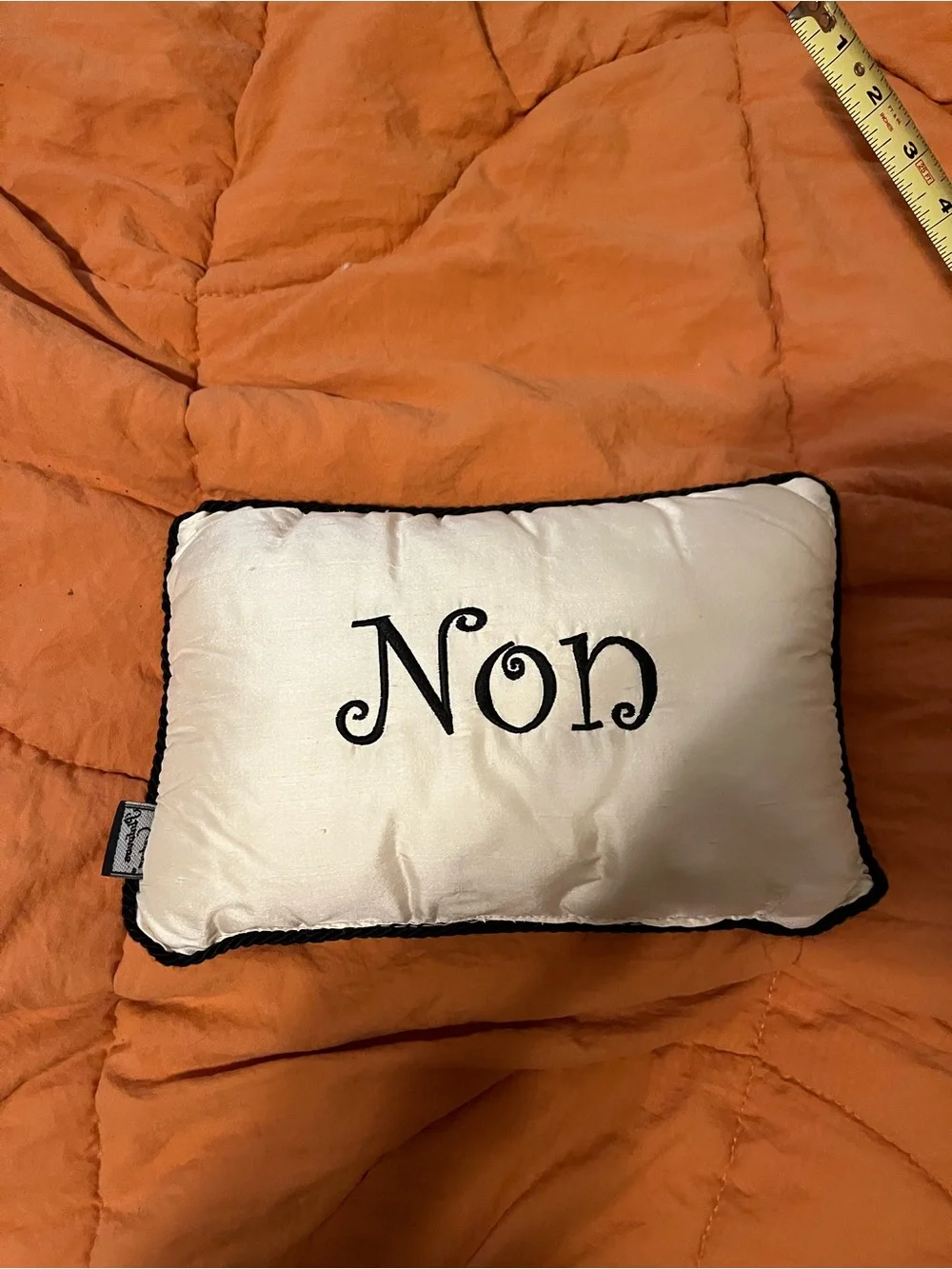 Vintage French-Inspired Pillow Trio | Paris, Oui & Heraldic Crest | Fringe